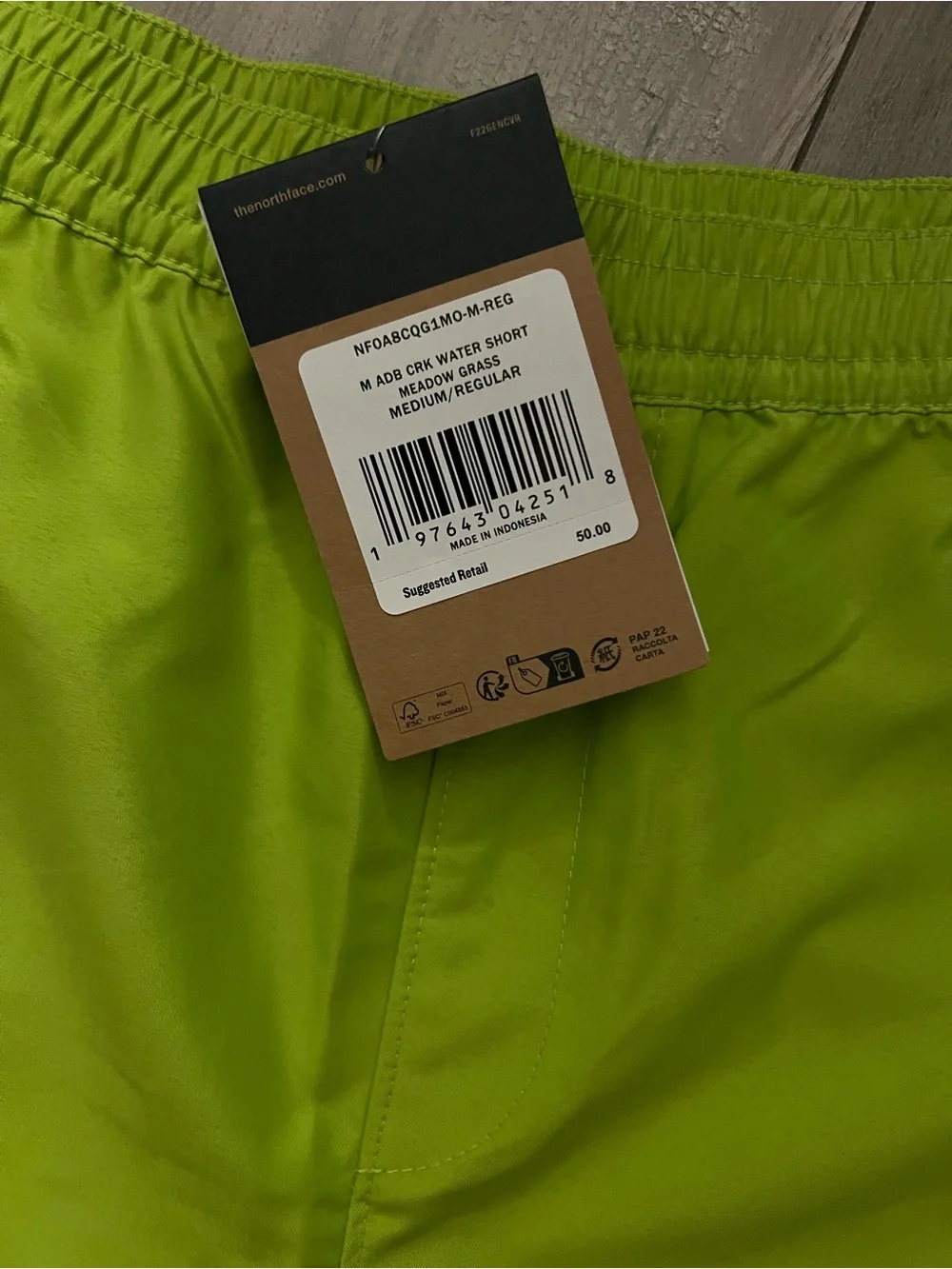 The North Face lightweight shorts